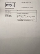 Kaunissaaren pysäköintilupa Kalkkihiekantorin KuVan parkkipaikalle.