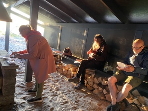 Lauluiltama 22.7.2023 pohjoisen keittokatoksella