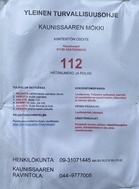 Yleinen turvallisuusohje